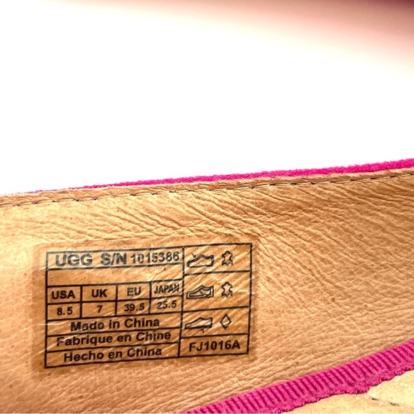 UGG Pink Studded Ballet Flats - Picture 6 of 7